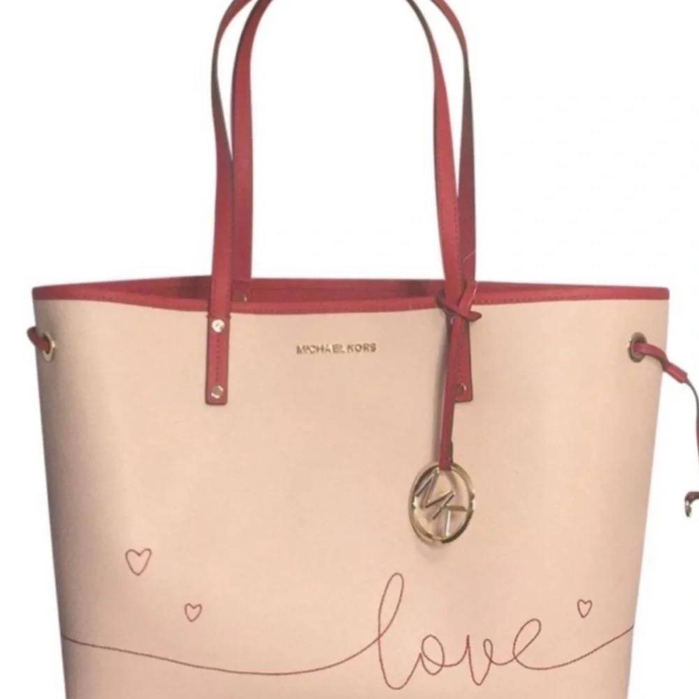 Michael Kors MK Love Heart Rare Tote Valentine Bag